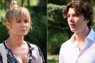 M jak miłość odc. 1702. Sandra (Anna Oberc), Damian (Oliwer Proctor)