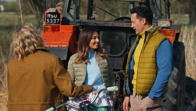 Barwy szczęścia odc. 3238. Kasia (Katarzyna Glinka), Mariusz (Rafał Cieszyński), Janka (Oliwia Drożdżyk)