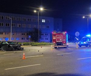 Kierowca audi wjechał w motocyklistę