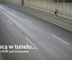 Zadzwonił na numer alarmowy i poprosił o podwózkę. Z tunelu na S2 wywiozła go policja