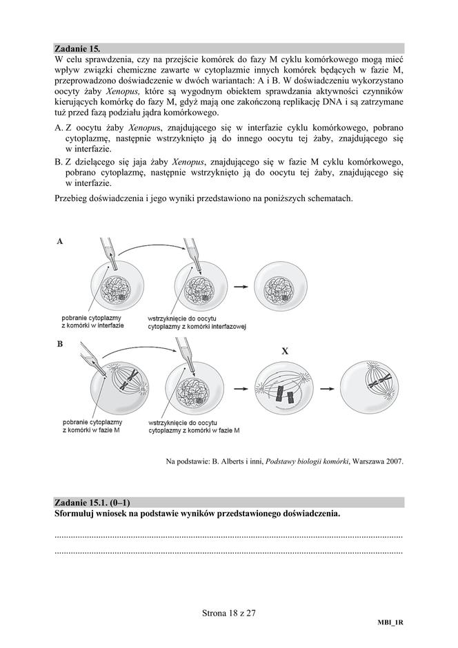 Matura 2018 z biologii [ARKUSZE CKE, ODPOWIEDZI]