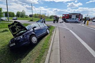 Wypadek w Krzemienicy. Dwie osoby trafiły do szpitala, w tym dziecko