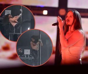 Michał Szpak wije się na rurze świecąc gołą klatą. Fani w euforii! Było ogniście