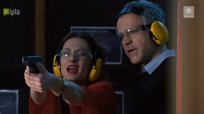 Przyjaciółki odcinek 107, Zuza (Anita Sokołowska), Marek (Radosław Pazura)