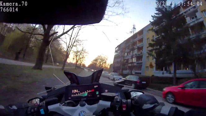 Szalony pościg ulicami Krakowa