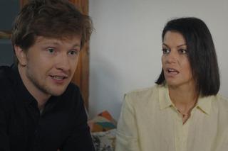 M jak miłość odc. 1739. Łukasz (Jakub Józefowicz), Patrycja (Alżbeta Lenska)