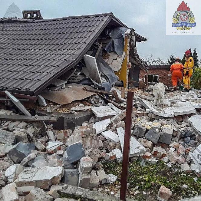Jedna osoba ranna w wybuchu w domu jednorodzinnym w Kaczorowie