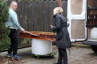 Sylwia Wysocka z komornikiem i policją odzyskała swoje rzeczy