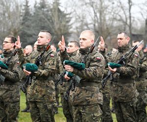 Przysięga żołnierzy zasadniczej służby wojskowej w Choszcznie