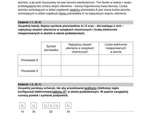 Matura 2024: chemia rozszerzona – ARKUSZ FORMUŁA 2015