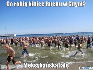 Memy meksyk gdynia kibice z chorzowa