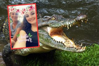 Aligator gigant pożarł kobietę żywcem! Wideo może przerazić