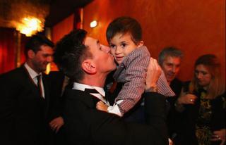 Leo Messi z synem