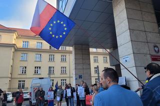 Protest nauczycieli w Poznaniu