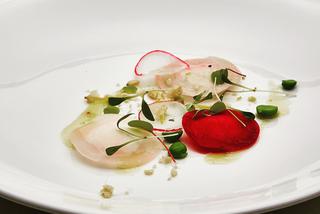 Ravioli z buraka z kozim serem