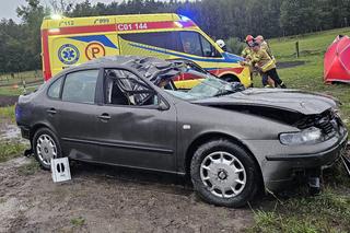 Tragiczna śmierć młodej kobiety w stawie! Wcześniej uderzyła autem w łosia [ZDJĘCIA]