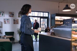 Na Wspólnej odc. 4039. Klaudia (Justyna Karłowska), Michał (Robert Kudelski)