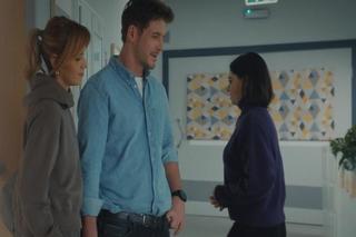 M jak miłość odc. 1803. Kama (Michalina Sosna), Marcin (Mikołaj Roznerski), Iza (Adriana Kalska)