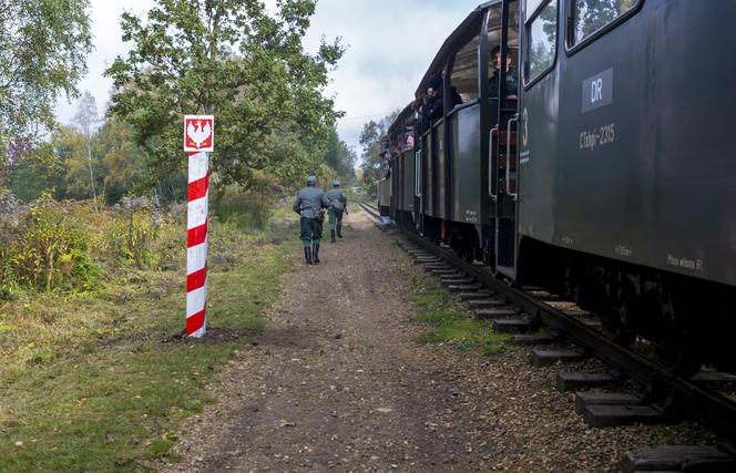 Górnośląskie Koleje Wąskotorowe: Inscenizacja kontroli paszportowej na polsko-niemieckim przejściu granicznym