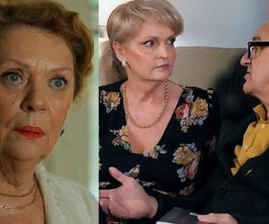 Barwy szczęścia, odcinek 3205. Józefina (Elżbieta Jarosik), Małgorzata (Adrianna Biedrzyńska), Jerzy (Bronisław Wrocławski) 