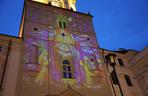 Świąteczna iluminacja ozdabia Wieżę Trynitarską w Lublinie 2023