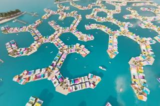 Pływające domy na Malediwach