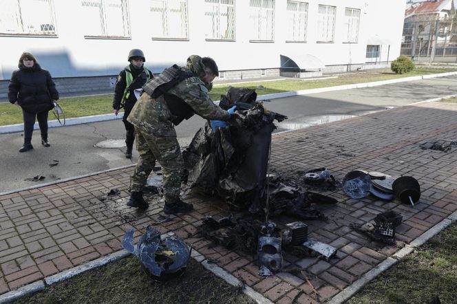 Atak rosyjskich dronów na rafinerię w Charkowie i cele cywilne w Kijowie