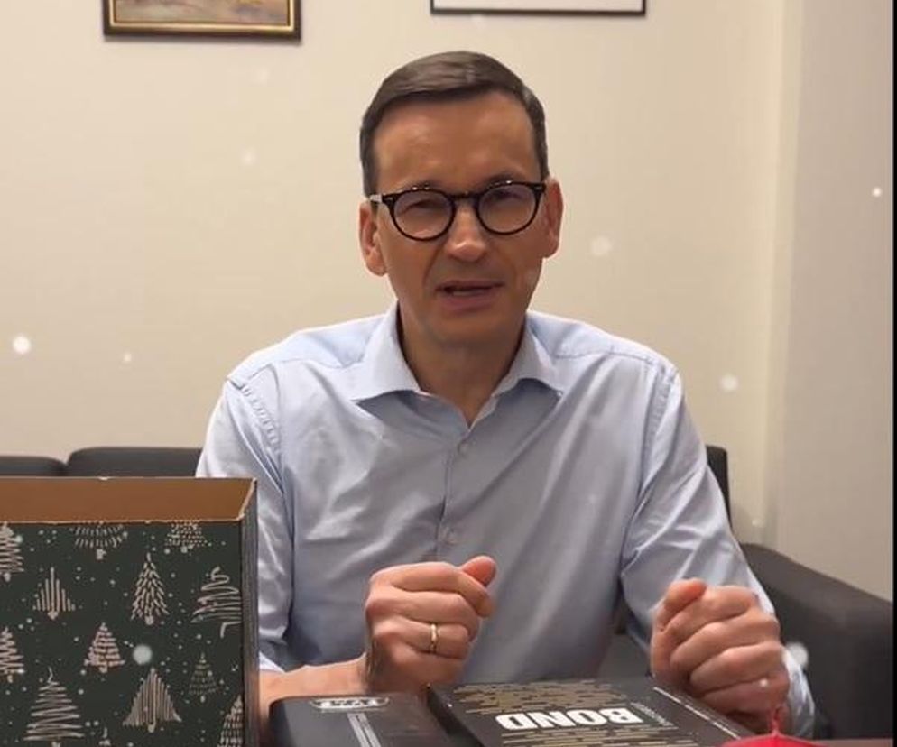 Mateusz Morawiecki  został św. Mikołajem. Spełnił marzenie pana Czesława 