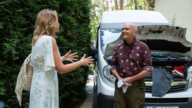 Barwy szczęścia odc. 3109. Tolek (Marek Siudym), Asia Sokalska (Anna Gzyra)