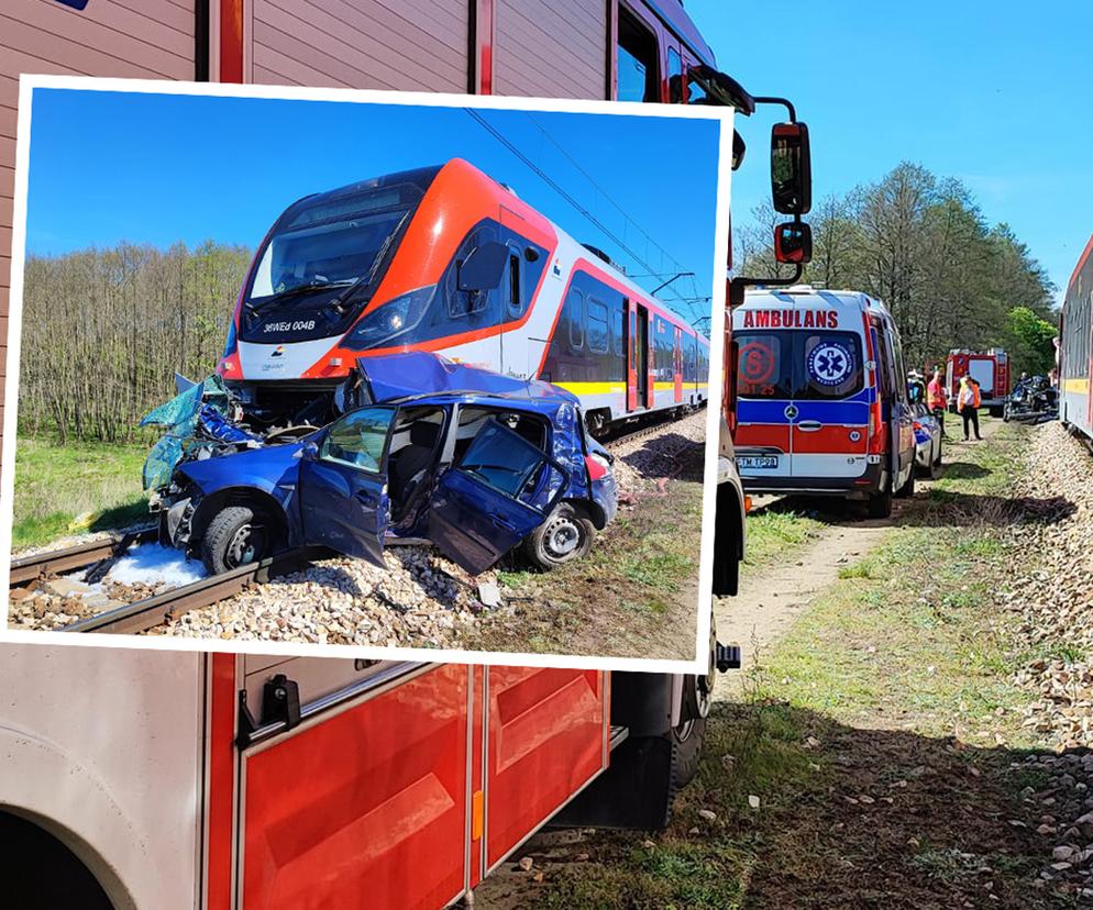 Śmiertelny wypadek na przejeździe kolejowym w Tomaszowie Mazowieckim! 44-latka i 13-latka nie żyją