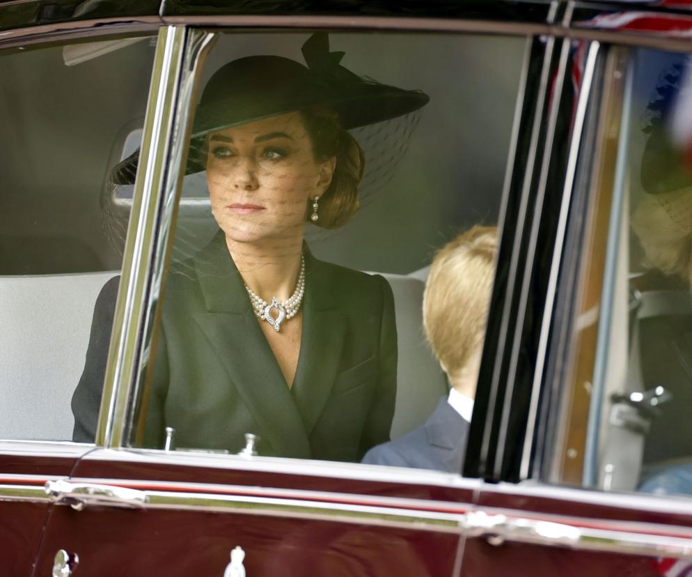 Kate Middleton na pogrzebie