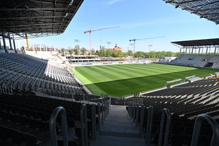 Trwa budowa Stadionu Miejskiego im. Floriana Krygiera w Szczecinie 