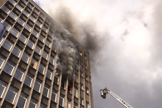 Pożar kontrolowany w Sosnowcu