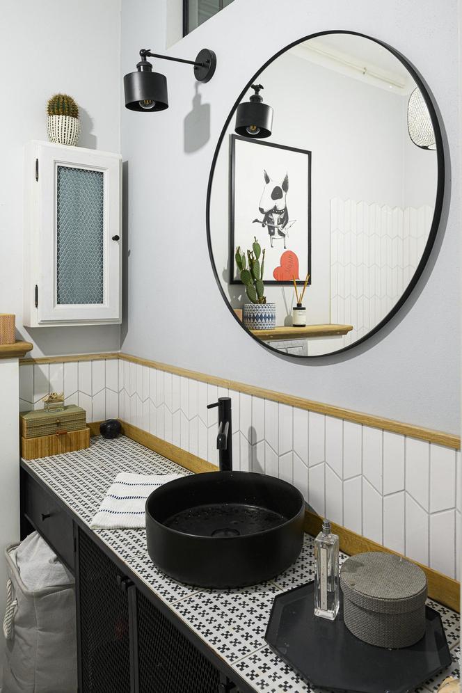 Mieszkanie 45 m² po wielkiej metamorfozie – łazienka (2)
