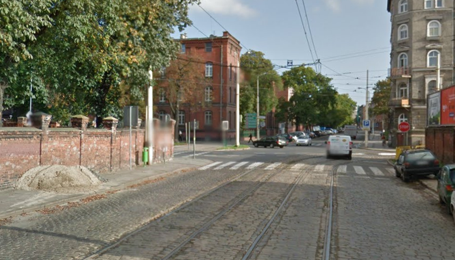 Ulica Potulicka w Szczecinie przed przebudową