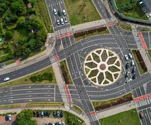 Ronda w Toruniu z lotu ptaka. Władze chwalą się zielenią