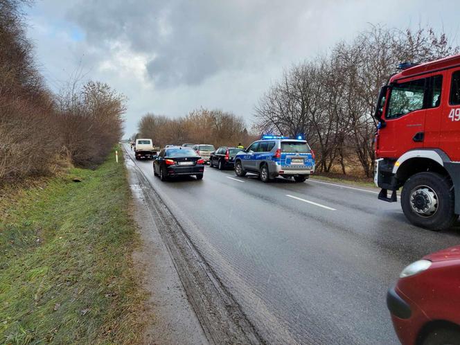 Mini karambol na drodze Starachowice - Wąchock