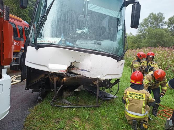 Wypadek w Witowicach Górnych. Nie żyją dwie osoby, ranne są dzieci