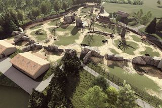 Nowy wybieg afrykański w Warszawskim ZOO - koncepcja architektoniczna