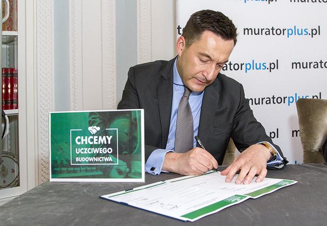 Sygnotariusze koalicji "Chcemy uczciwego budownictwa"