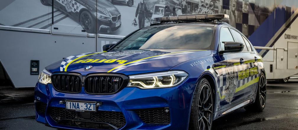 BMW M5 Competition australijskiej policji