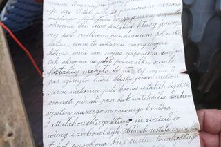 W Kazimierzu Biskupi, znaleziono list sprzed 120 lat