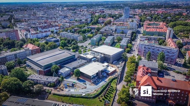 Budowa Szczecińskiego Domu Sportu - sierpień 2025