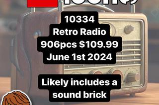 LEGO Icons 2024 Retro Radio Informacje