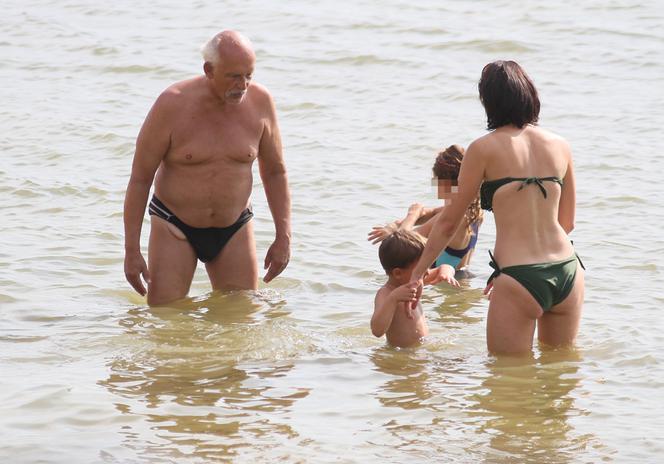 Janusz Korwin-Mikke z żoną na wakacjach