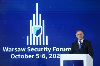 Prezydent Andrzej Duda na Warsaw Security Forum