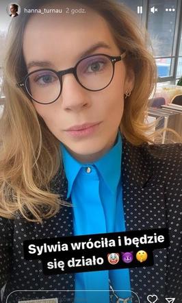 M jak miłość na planie. Sylwia (Hanna Turnau)