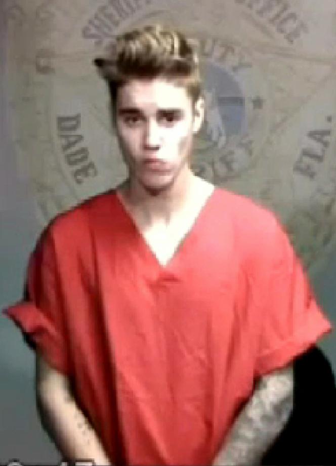 Justin Bieber w areszcie - zdjęcie z 2014 roku
