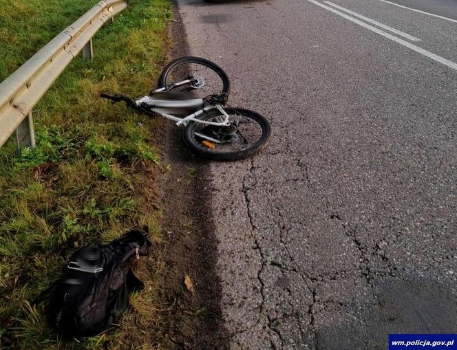 Staranował rowerzystę i uciekł! Kierowca zatrzymany