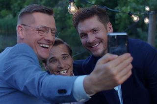 M jak miłość odc. 1887. Marcin (Mikołaj Roznerski), Olek (Maurycy Popiel), Piotrek (Marcin Mroczek)